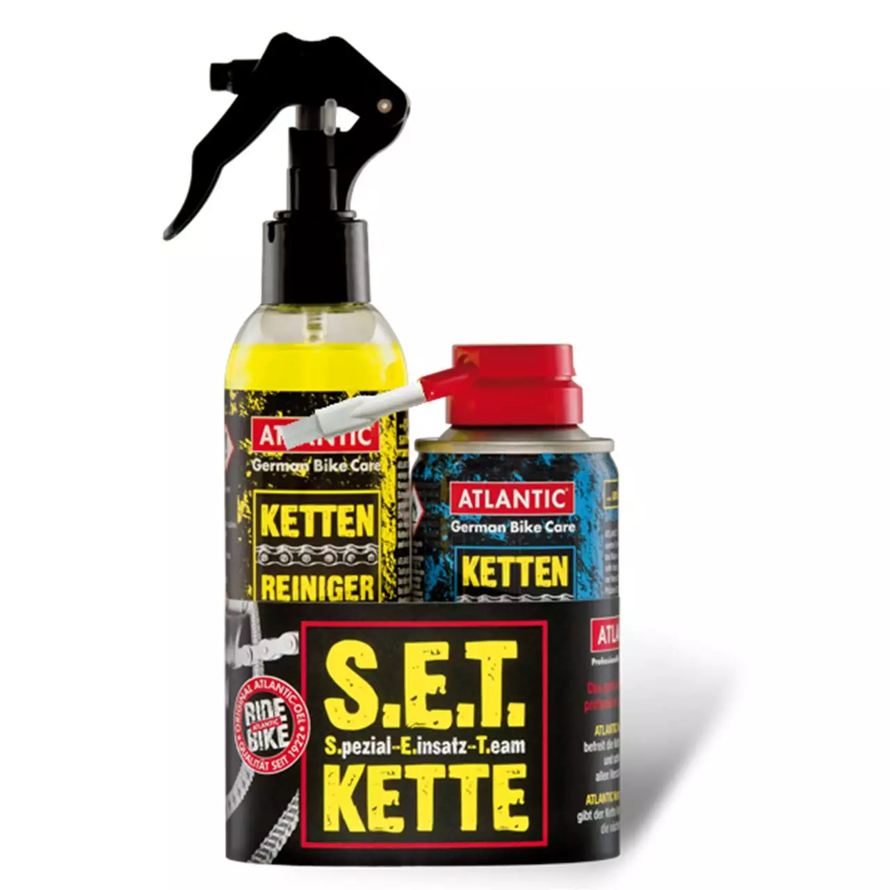 Atlantic Pflegeset Für Die Kette Kettenreiniger Und Kettenfett 1 Atlantic Pflegeset Für Die Kette Kettenreiniger Und Kettenfett