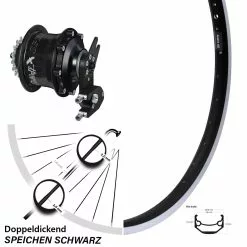 26 Zoll Rohloff Hinterrad Ryde Andra 40 Mit CC EX OEM2 Speedhub