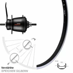 26 Zoll Ryde Hinterrad Andra 40 Nexus 7-Gang SG-C3001 Rücktritt