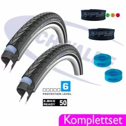 Schwalbe Reifen Komplettset Marathon Plus 28 Zoll 37 - 622
