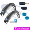 Schwalbe Reifen Komplettset Marathon Plus 28 Zoll Fahrradreifen 32 - 622