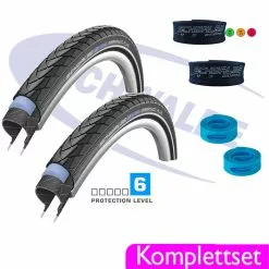 Schwalbe Reifen Komplettset Marathon Plus 28 Zoll Fahrradreifen 32 - 622