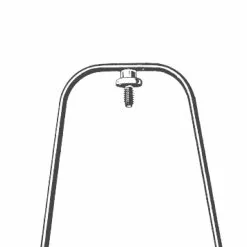 BIKE PARTS Bike-Parts Nockenstrebe 26 Zoll Zink Kleines Auge Für Rahmenbefestigung