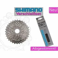 Shimano Verschleissset 8-fach HG-50 Kassette HG-71 Kette