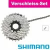 Shimano Verschleiss-Set Kette HG 71 Zahnkranz-Kassette HG 41 7 Fach 11-28 Zähne