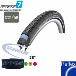 Schwalbe Fahrradreifen-Schlauch-Set Marathon Plus 28 Zoll 40-622