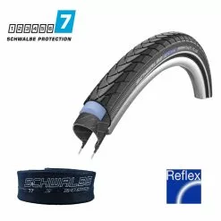 20 Zoll Schwalbe Marathon Plus Schlauch/Reifen Set