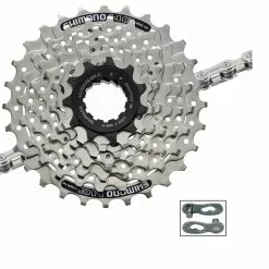 Shimano Verschleissset Mit CS HG41 7-fach Und Connex 808 Kette