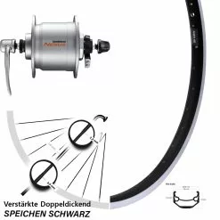 Vorderrad 28 Zoll Ryde Andra 40 Shimano DHC3000 Nabendynamo