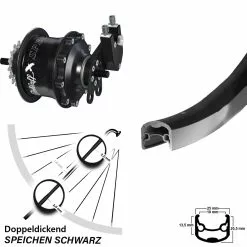 26 Zoll Ryde Andra 30 Hinterrad Rohloff TS EX Speedhub 500/14