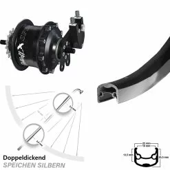 26 Zoll Hinterrad Rohloff TS EX Speedhub 500/14 Ryde Andra 30