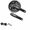 Shimano Set Kurbel Tretlager Altus FC-M311 Schwarz