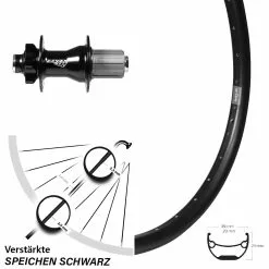 Hinterrad 10 X 135 Mm Steckachse Ryde Andra 29 Disc 29 Zoll