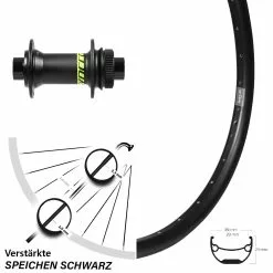 Vorderrad 26 Zoll Ryde Andra 29 Steckachse 15 Mm Formula CL-71 Syncros