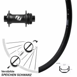 Vorderrad 26 Zoll Ryde Andra 40 Disc Formula CL-71 Steckachse 15 Mm
