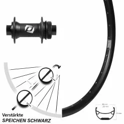 Vorderrad 26 Zoll Ryde Andra 29 Steckachse 15 Mm Formula CL-71