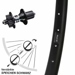 27,5 Zoll Hinterrad Ryde Rival 30 Disc DT Swiss 350 Hybrid 5/135 Mm
