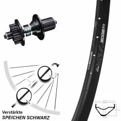 Hinterrad 29 Zoll Ryde Edge M30 OS DT Swiss 350 Hybrid 5/135 Mm
