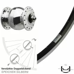 Nabendynamo Vorderrad SON Delux Wide Body Ryde Andra 35 27,5 Zoll