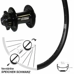 27,5 Zoll MTB Vorderrad Ryde Andra 29 XLC Evo 15x100 Mm