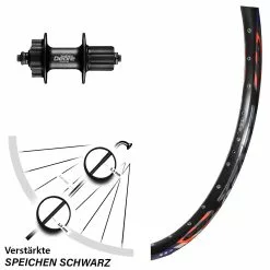 Laufrad 26 Zoll DRC ZZYZX Disc 5/135 Mm Shimano FH-M525A