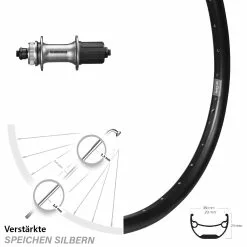 Shimano Alivio FH-M4050 Ryde Andra 29-584 Hinterrad 27,5 Zoll Centerlock 5/135 Mm