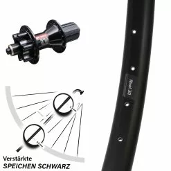 Hinterrad Ryde Rival 30 Disc 29 Zoll DT Swiss 370 6-Loch Nabe 135 Mm