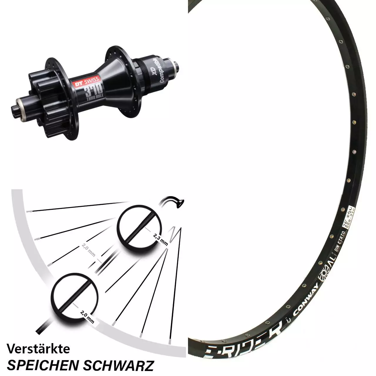 Mach1 26 Zoll Laufrad DT Swiss 370 Sram XD Mach 1 Magma 135 Mm 1 Mach1 26 Zoll Laufrad DT Swiss 370 Sram XD Mach 1 Magma 135 Mm