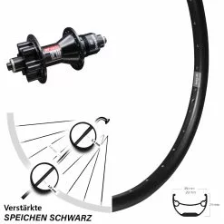 26 Zoll Hinterrad Ryde Andra 29 DT Swiss 370 Sram XD Nabe