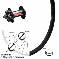 Ryde Andra 40 Disc Vorderrad 26 Zoll Mit DT Swiss 370 Nabe 5/100 Mm