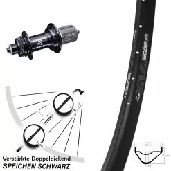 Hinterrad Ryde Edge M30-622 ETRTO 29 Zoll Verstärkt Mit KX-GS 5x135 Centerlock Nabe