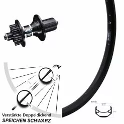 26 Zoll DT Swiss 350 Hybrid Ryde Andra 40 Hinterrad 6-Loch