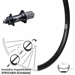 Breites Hinterrad KX-GS 5x135 Centerlock Ryde Andra 29 Zoll Verstärkt Für Schnellspanner