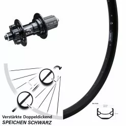 Ryde Andra 40 Disc Hinterrad 26 Zoll Mit Verstärkter KX-E Nabe 5x135 Mm 6-loch