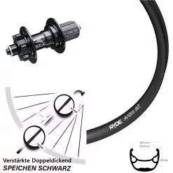 Ryde Andra 321 Hinterrad 27,5 Zoll Verstärkt Schnellspanner KX-E 11-fach
