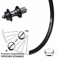 Hinterrad KX-E Nabe 5x135 Mm 6-loch 11-fach Ryde Andra 29 Zoll Heavy Duty