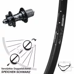 Ryde Edge M30 OS Hinterrad 29 Zoll Schnellspanner KX-E 6 Kugellagern E-Bike
