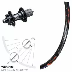 DRC Disc Hinterrad 26 Zoll Breite Felge Schnellspanner Nabe KX-E Verstärkt