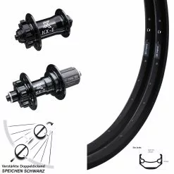 28-29 Zoll Laufradsatz Ryde Andra 40 KX-E Naben Verstärkt 100x135mm Shimano 11-fach