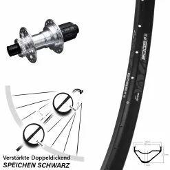 Hinterrad Ryde Edge M30 OS 27,5 Zoll KX-E 12x142 Mm Centerlock 11-fach