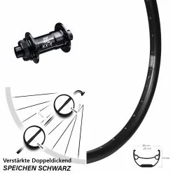 Verstärktes 27,5 Zoll Vorderrad Ryde Andra 29 Nabe KX-E Steckachse 15x100 Mm