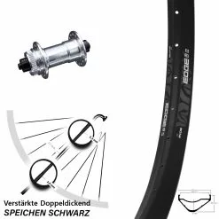 Ryde Edge M35 OS Vorderrad 27,5 Zoll KX-E Centerlock Schnellspanner 5x100 Mm