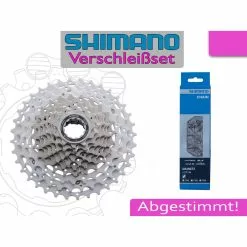 Kette Kassette Verschleissset Shimano Deore XT