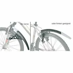 Zefal Steckradschützer No-Mud Kunststoff 65 Mm Schwarz