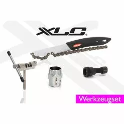 XLC Werkzeugset 4 - Teiliges Set Für Kette Kurbel Zahnkranz