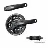 Shimano Kurbel Tretlager Set Altus FC-M311 Schwarz