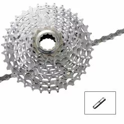 Shimano Deore 9-fach Verschleissset Kette CN-HG53 Kassette CS-M770