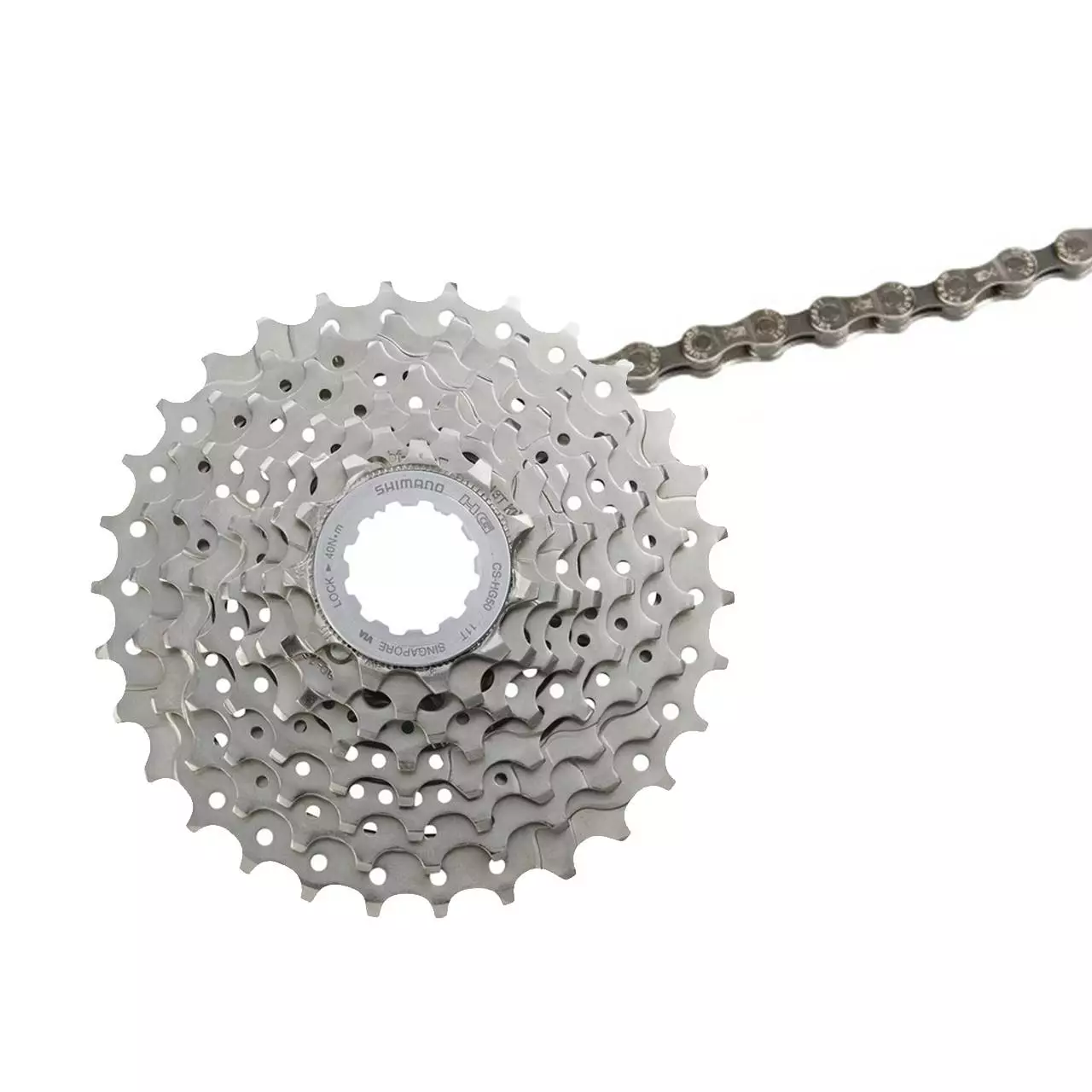 Shimano HG-71 Kette HG-50 Kassette Verschleissset 8-fach 1 Shimano HG-71 Kette HG-50 Kassette Verschleissset 8-fach