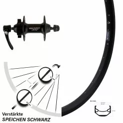 Vorderrad Ryde Andra 40 26 Zoll Disc Mit Shimano XT 6-Loch