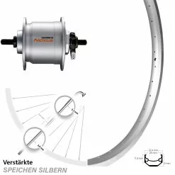 Vorderrad 24 Zoll Ryde Andra 40 Shimano Nabendynamo